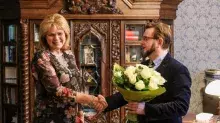 T. Ozorowska i Dziekan W. Zalewski (fot. S. Dajkowski)