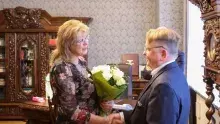 T. Ozorowska i prof. T. Bąkowski (fot. S. Dajkowski)