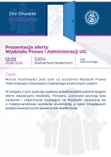 Dni Otwarte WPiA UG - 11-13.03.2024