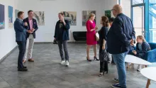 Finisaż wystawy Marka Okrassy na WPiA - relacja