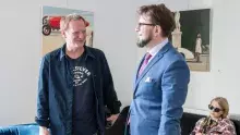 Finisaż wystawy Marka Okrassy na WPiA - relacja