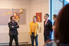 Relacja z wernisażu Macieja Wichnowskiego w Galerii Palarnia