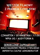 Wieczór filmowy z prawem cywilnym