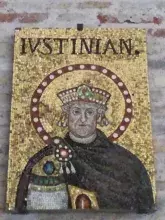 Fresk Justynian - Ravenna
