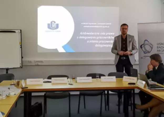 Wystąpienie dr. Michała Szypniewskiego w Ośrodku Badań nad Migracjami UW
