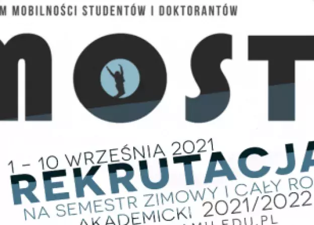 Program MOST. Rekrutacja na rok akademicki 2021/2022
