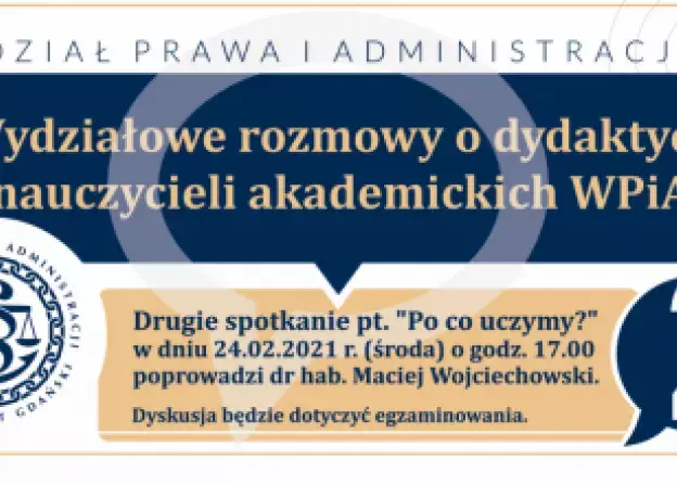 2. Wydziałowe rozmowy o dydaktyce