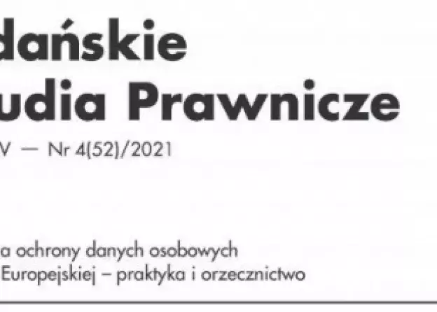 Publikacja z zakresu ochrony danych osobowych