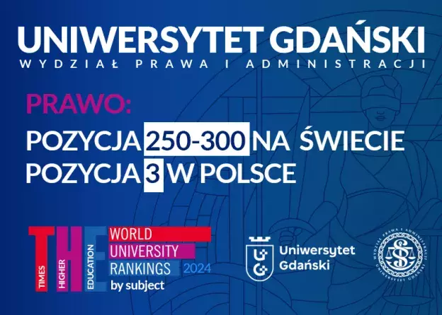 Ranking Times Higher Education: PRAWO na pozycji 250-300 na świecie!