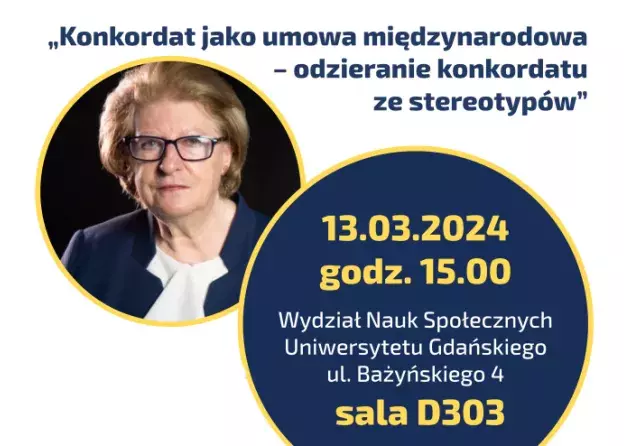 Wykład otwarty prof. Hanny Suchockiej 13.03.2024