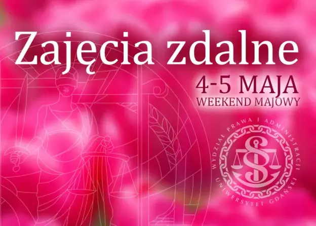 4 i 5 maja - zajęcia zdalne