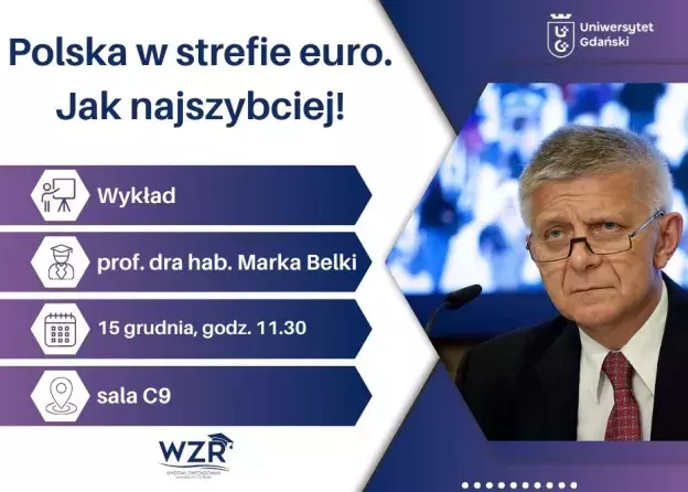 Wykład prof. dra hab. Marka Belki na WZ UG