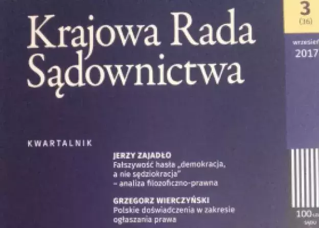 Kolejny numer kwartalnika Krajowa Rada Sądownictwa
