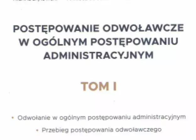 Nowa dwutomowa publikacja pracowników Katedry Postępowania Administracyjnego i…