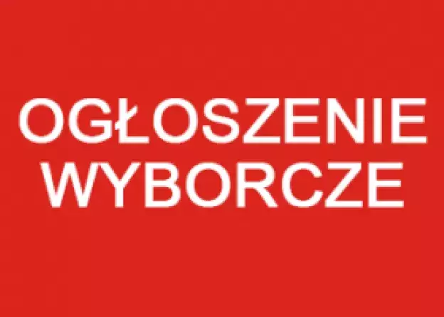 Ogłoszenie wyborcze