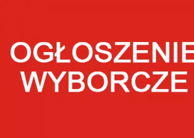 Ogłoszenie wyborcze